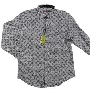 Robert Graham Mens Paisley Flip Cuff Button Up
